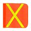 DRIVER IND. HEAVY DUTY ORANGE MESH SAFETY FLAG - FLAG16OXY
