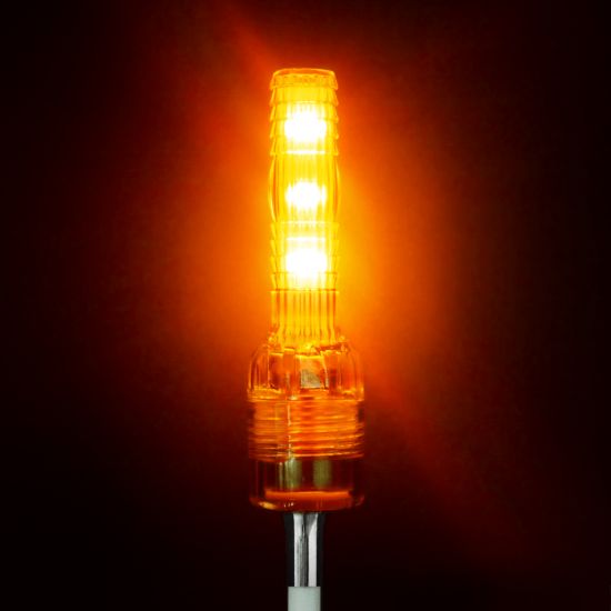 DRIVER IND. BRIGHT CONSTANT AMBER LED WHIP LIGH - SC4CA