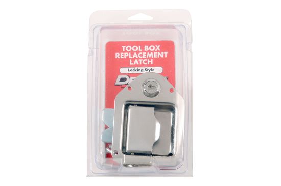 DEE ZEE TOOLBOX REPLACEMENT LOCKING BLACK - DZTBLATCH1
