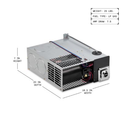 DOMETIC DOMETIC MEDIUM DOORLESS FURNACE ESS - 9610008160