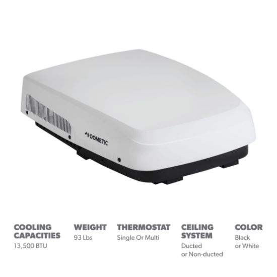 DOMETIC FRESHJET5 13.5K-MECH LOW-PRO WHT - 9620015924