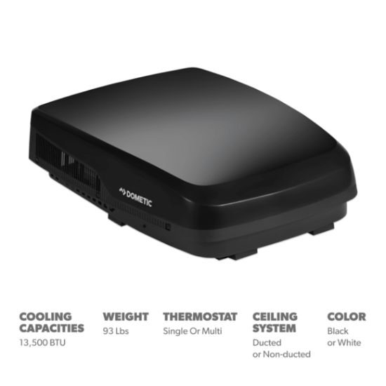 DOMETIC FRESHJET5 13.5K-MECH LOW-PRO BLK - 9620015930