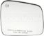 DORMAN PLASTIC BACKED MIRROR GLASS - 57095