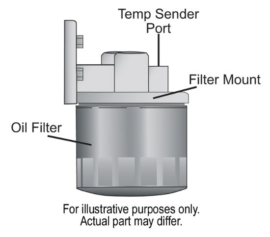 DERALE OIL FILTER RELOCATION SIN - 15748