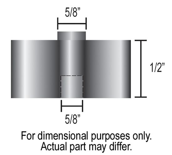 DERALE 1/2' FIN/COURS 5/8 PLT - 31500