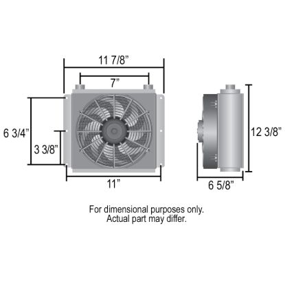 DERALE HI-FLOW 18 ROW RACING REMOTE COOLER - 65860