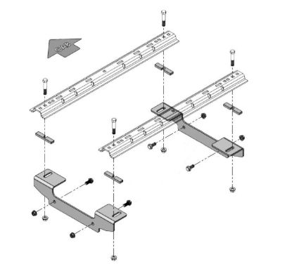 DEMCO FRAME BRACKET KIT F/2020 CHEVY/GMC2 - 8552037