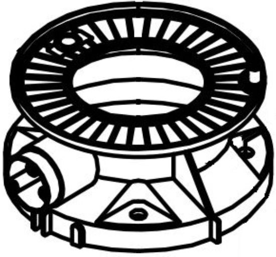 DOMETIC BASE KIT WHITE - 385310132