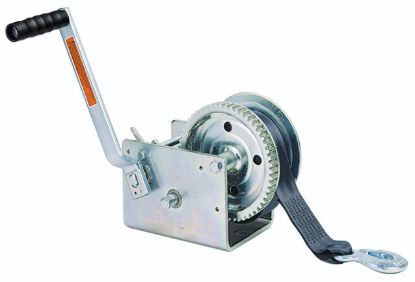 DUTTON 2500 LB PLATED WINCH W/25 FT STRAP - 14846