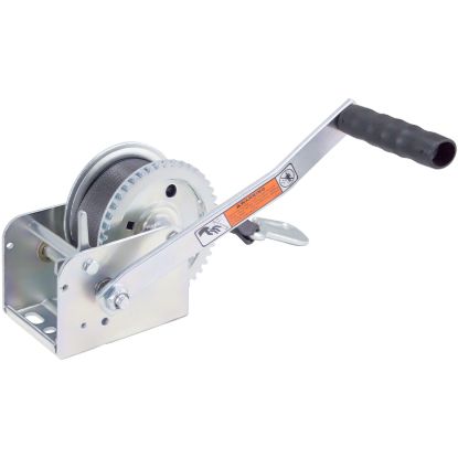 DUTTON 1400 LB PLATED WINCH W/20 FT STRAP - 15305