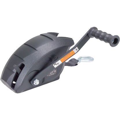 DUTTON PREMIUM 1500 LB COVERED WINCH BLACK - 17027