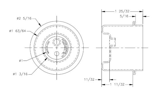 DUTTON BEARING PRTCTRS W/DUST CVRS PR - 21842