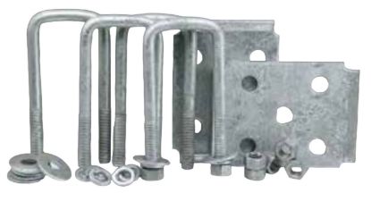 DEXTR MARINE AXLE TIE PLATE KIT    FOR 2-3/8' DI - 81180