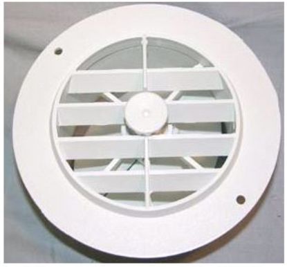 D&W INC. HEAT VENT  4'  WHITE - 3940WH