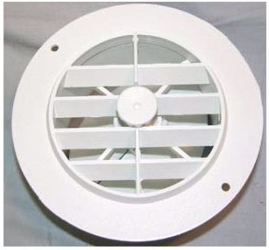 D&W INC. HEAT VENT  4'  WHITE - 3940WH
