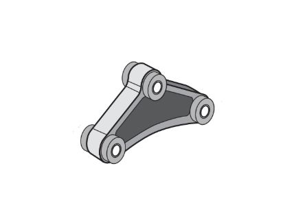 DEXTER AXLE EQUALIZER  BUSHED  DE  2.88 HI FOR - 01312202