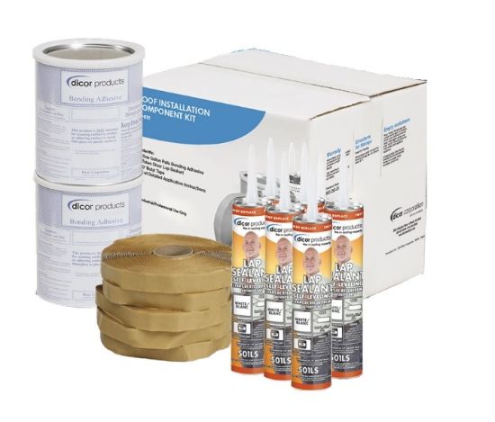 DICOR CORP INSTALLATION KIT FOR EPDM PLUS AND - 601CKT