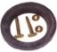 DAVE CARTER 28972 CLOSET BOLT KIT BONE - 50539