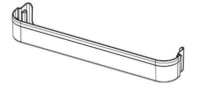 DAVE CARTER NR640155 DOOR BIN CLEAR - 50894