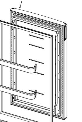 DAVE CARTER NR640158 DOOR ASSEMBLY WITH GASKET - 50896