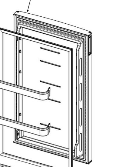 DAVE CARTER NR640158 DOOR ASSEMBLY WITH GASKET - 50896