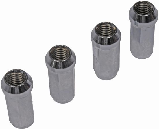 DORMAN CHROME WHEEL NUT 4PK - 7111005