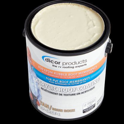DICOR CORP ACRYLIC ROOF COATING FOR EPDM TAN - RPCRCT1