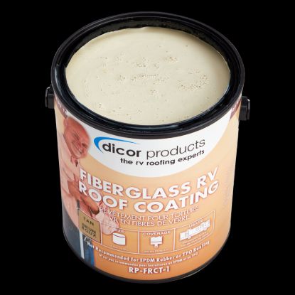 DICOR CORP FIBERGLASS ROOF COATING TAN - RPFRCT1