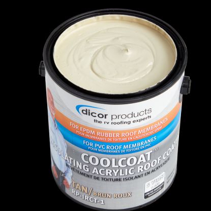 DICOR CORP COOLCOAT ROOF COATING FOR EPDM TAN - RPIRCT1