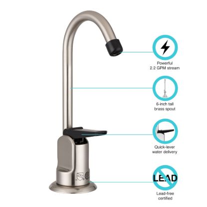 DURA FAUCET FOUNTAIN FAUCET NICKEL - DFDF350SN