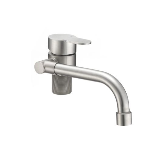 DURA FAUCET FOLDING RV KITCHEN FAUCET - BRUSHED - DFMK510HSN