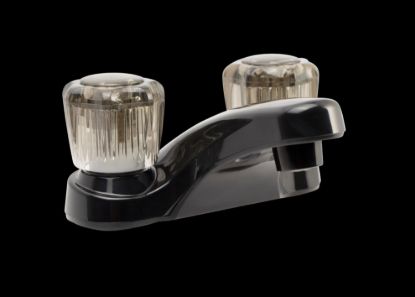 DURA FAUCET RV LAVATORY FAUCET W/SMOKED ACRYLIC - DFPL700SBK