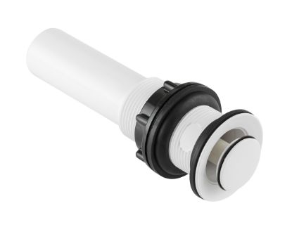 DURA FAUCET RV LAV SINK POP-UP NO OVERFLOW - WH - DFPU202WT