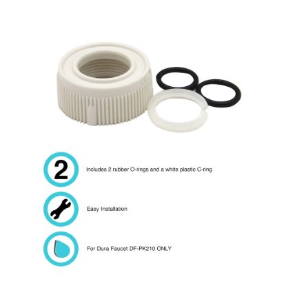 DURA FAUCET SPOUT NUT REPLACEMENT KIT - DFRK510WT