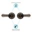 DURA FAUCET CLSCL LEVER HDLS PLASTIC - DFRKCORB