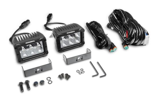 GO RHINO BRIGHT SERIES LIGHTS - PAIR OF 4X3 - 3003023SBS