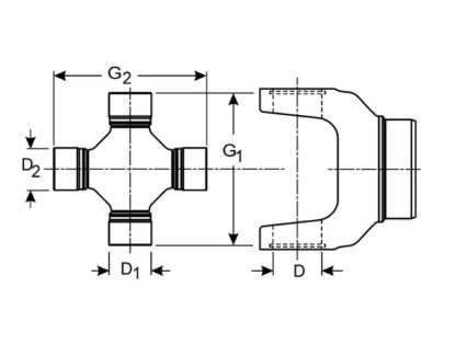 DANA SPICER UNIVERSAL JOINT - 51350X
