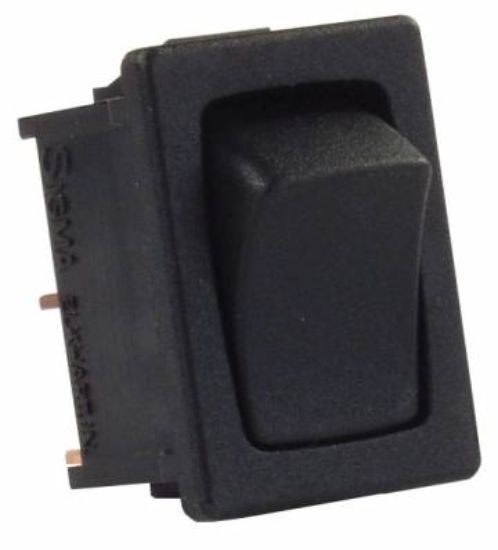 JR PRODUCTS MINI-12V MOM-ON/OFF SW BK - 128115
