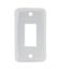 JR PRODUCTS SINGLE FACE PLATE W - 12845