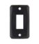 JR PRODUCTS SINGLE FACE PLATE  BK - 12855