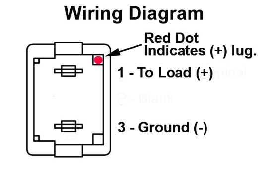 JR PRODUCTS LED INDICATOR LIGHT  RED - 13115