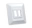 JR PRODUCTS DBL SW BASE & BEZEL W - 13615