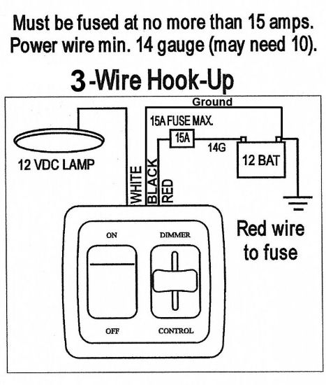 JR PRODUCTS DIMMER ON/OFF  LED  WHITE - 15205