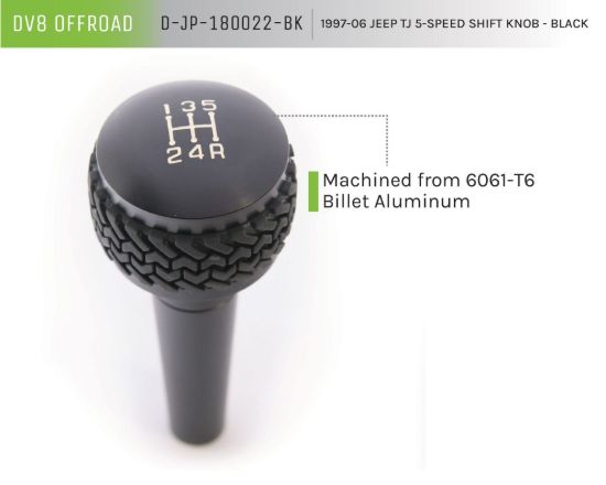 DV8 JEEP TJ 5-SPEED SHIFT KN - JP180022BK