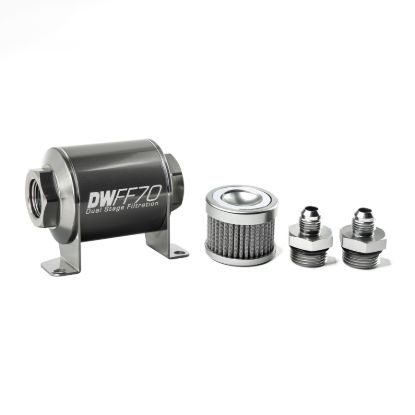DEATSCHWERKS -6AN  10 MICRON  70MM IN-LINE FUEL - 03070010K6
