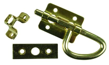 JR PRODUCTS UNIVERSAL LATCH  BRASS - 20645
