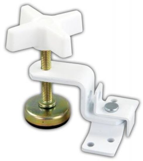 JR PRODUCTS FOLD-OUT BUNK CLAMP  WHT - 20775