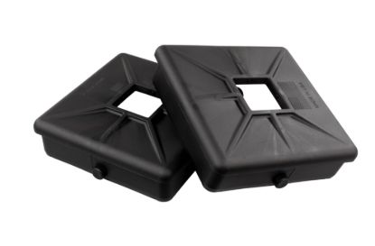 JR PRODUCTS 4'RUBBER BMPR PLUG W/TABS - 208A