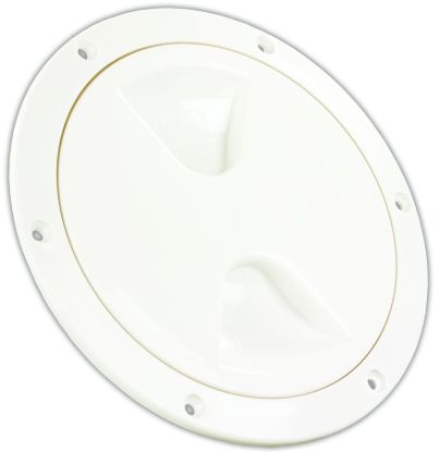 JR PRODUCTS 4' ACCESS/DECK PLATE  WHT - 31005