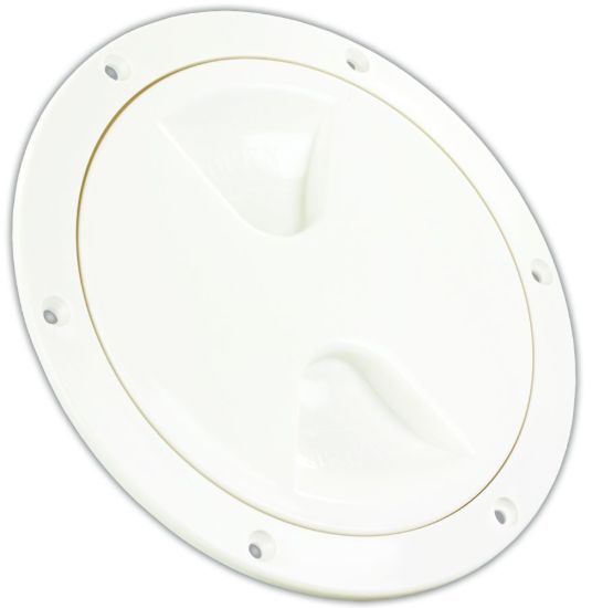 JR PRODUCTS 4' ACCESS/DECK PLATE  WHT - 31005